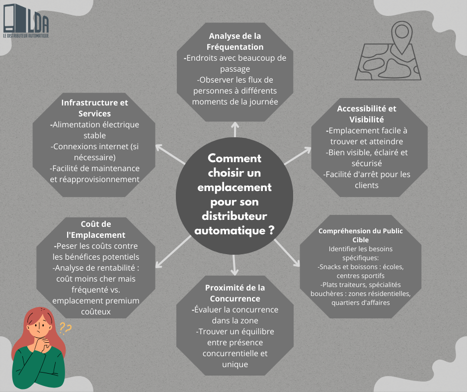 Comment choisir un emplacement pour son distributeur automatique